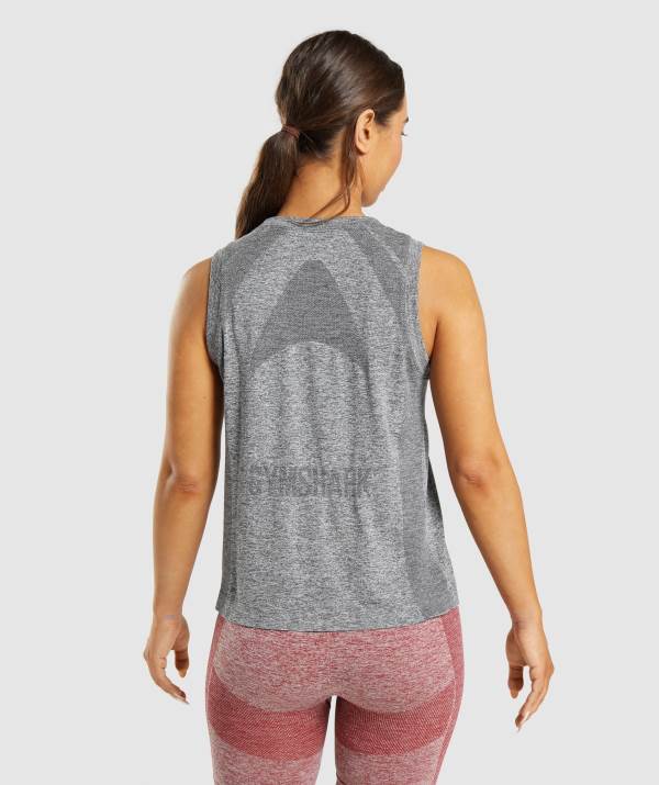 Damske Tielko Gymshark Flex Loose Top Siva Siva | EJ1356740